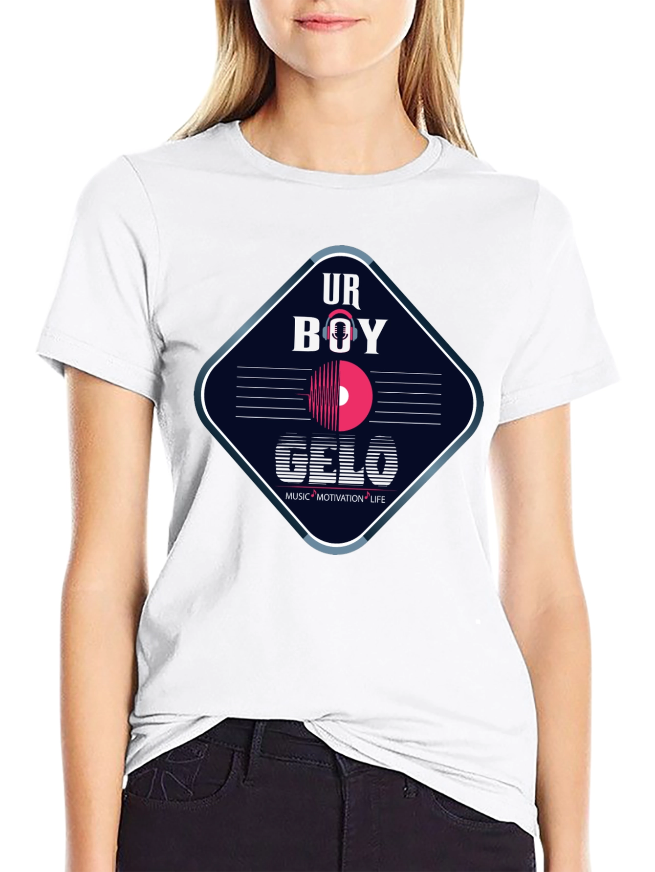 UR Boy Gelo Music T-Shirt - Trendy Graphic Tee