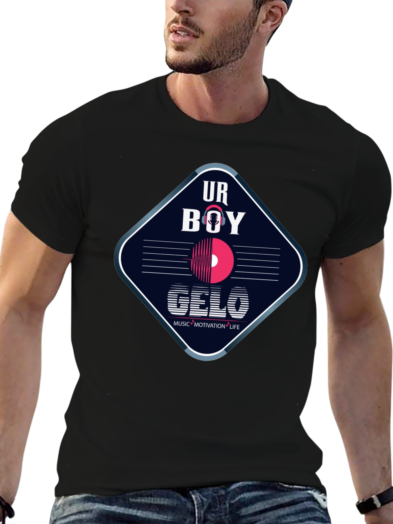 UR Boy Gelo Music T-Shirt - Trendy Graphic Tee