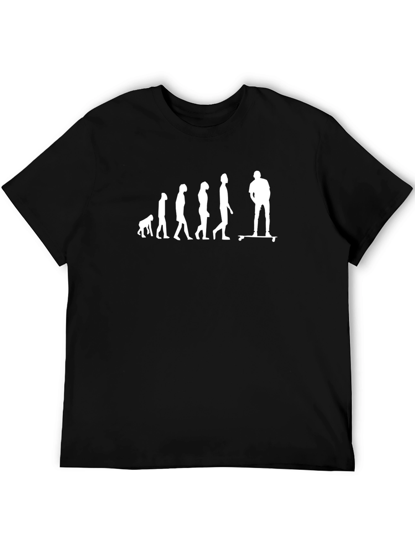 Evolution of Skateboarding T-Shirt - Black