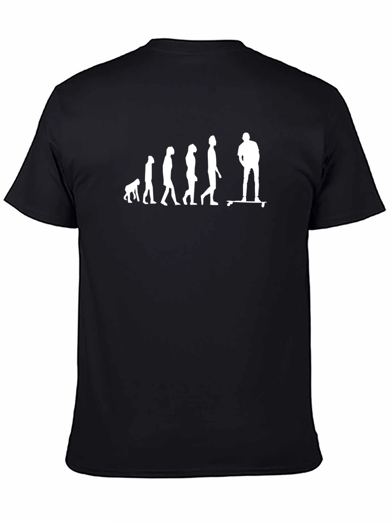 Evolution of Skateboarding T-Shirt - Black