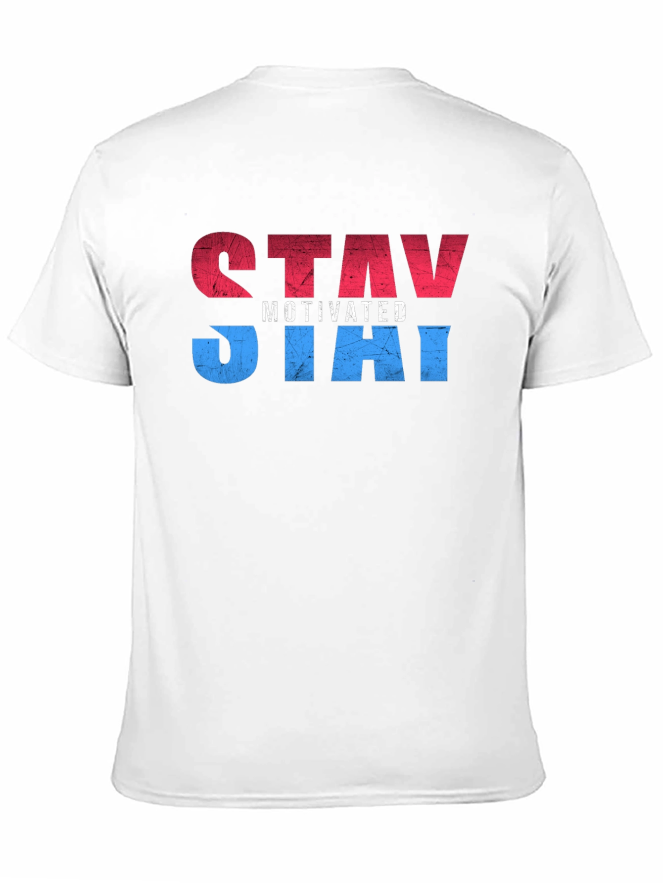 Stay Motivated Graphic T-Shirt - Black