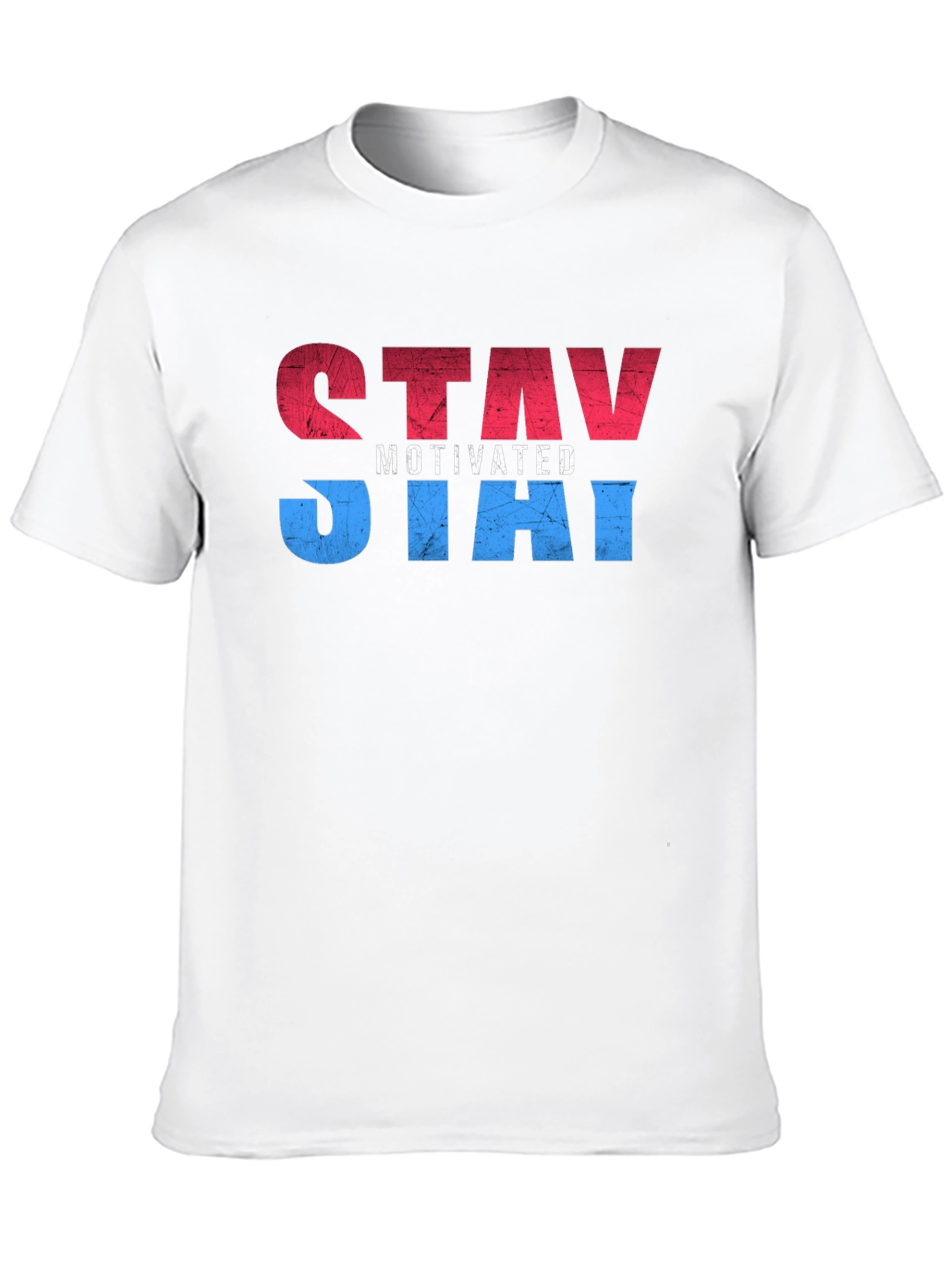 Stay Motivated Graphic T-Shirt - Black