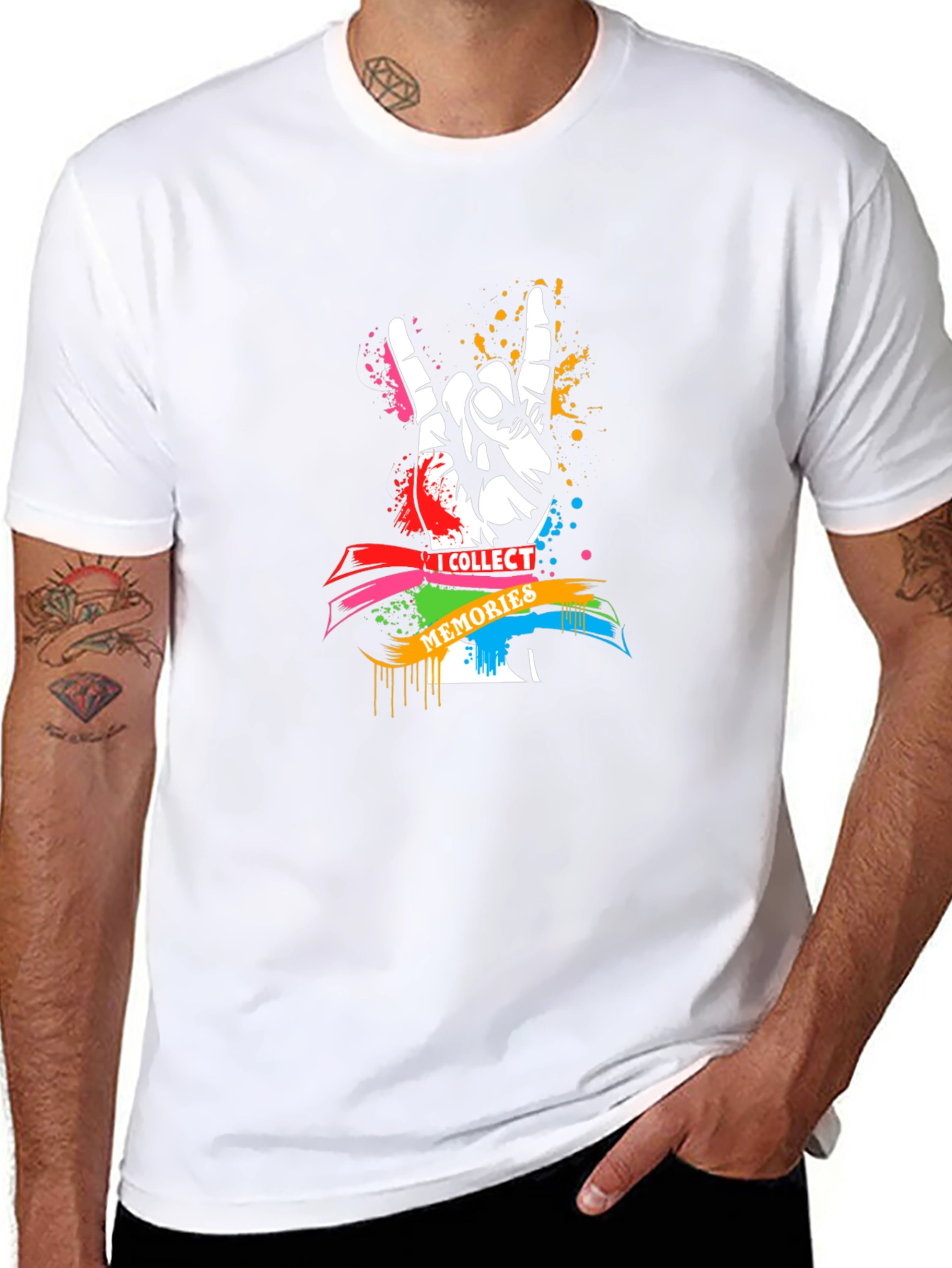 I Collect Memories Graphic Tee - Black
