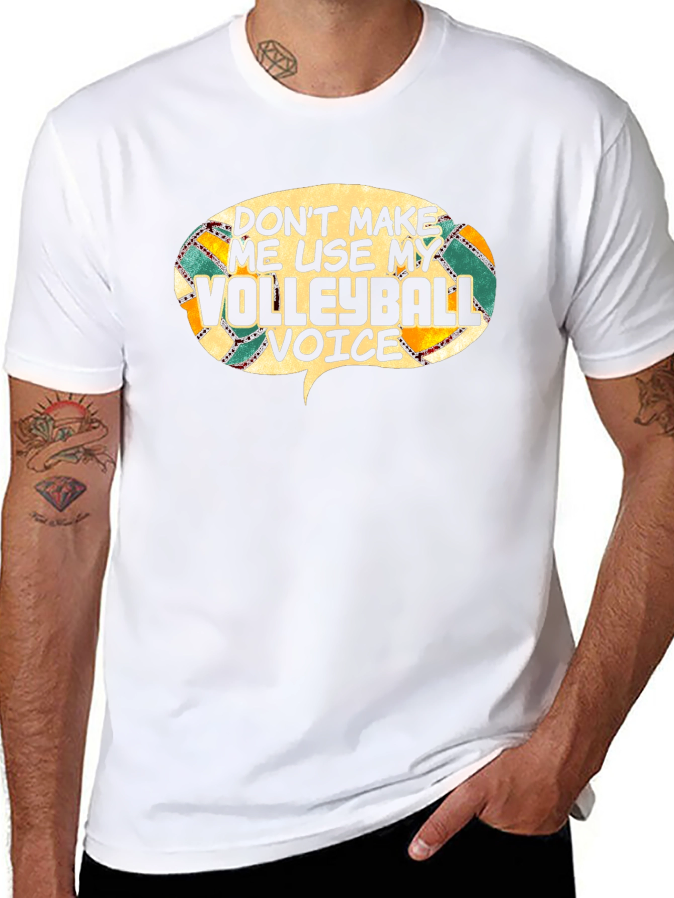Volleyball Voice T-Shirt - Funny Sports Tee