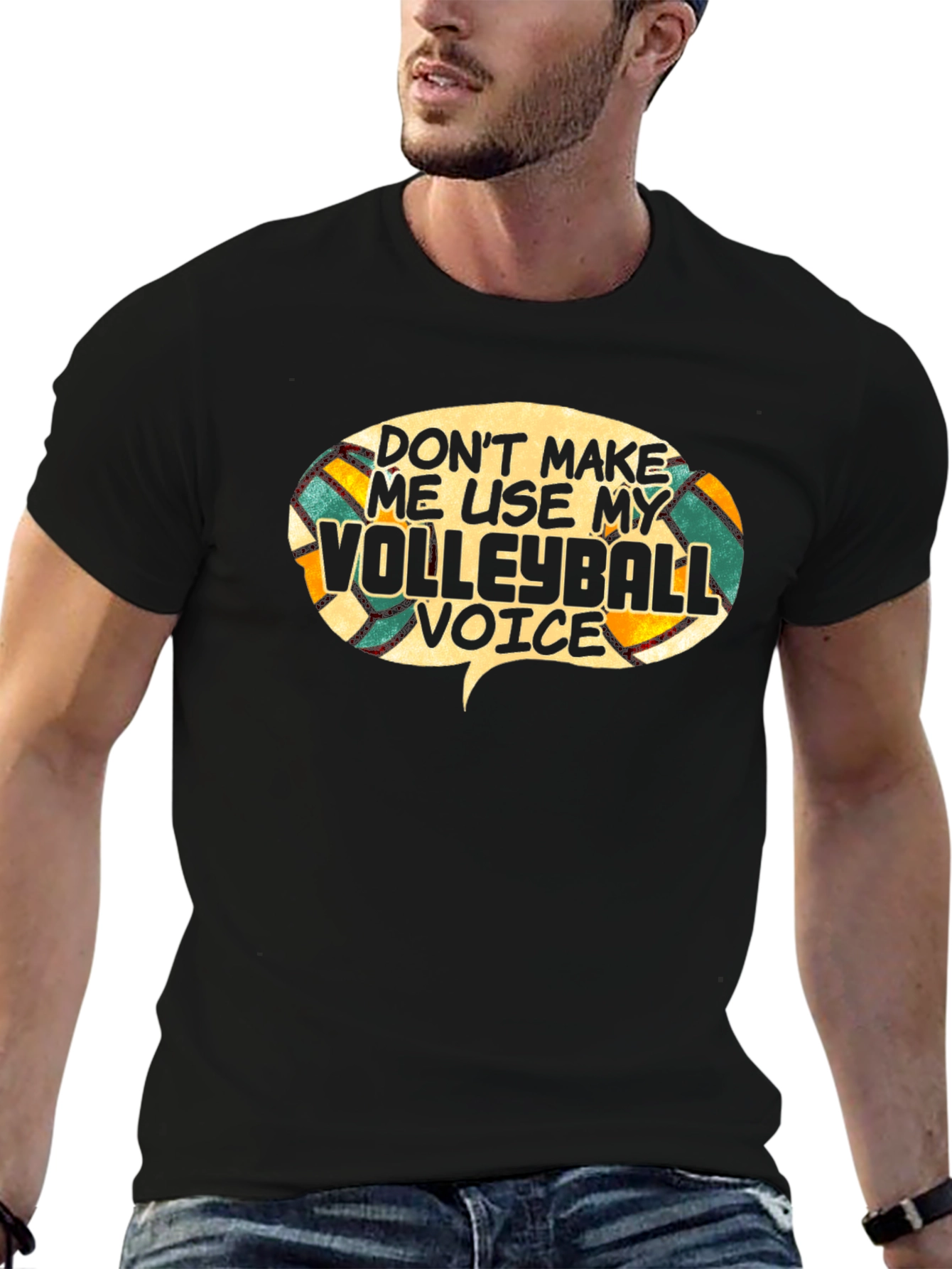Volleyball Voice T-Shirt - Funny Sports Tee