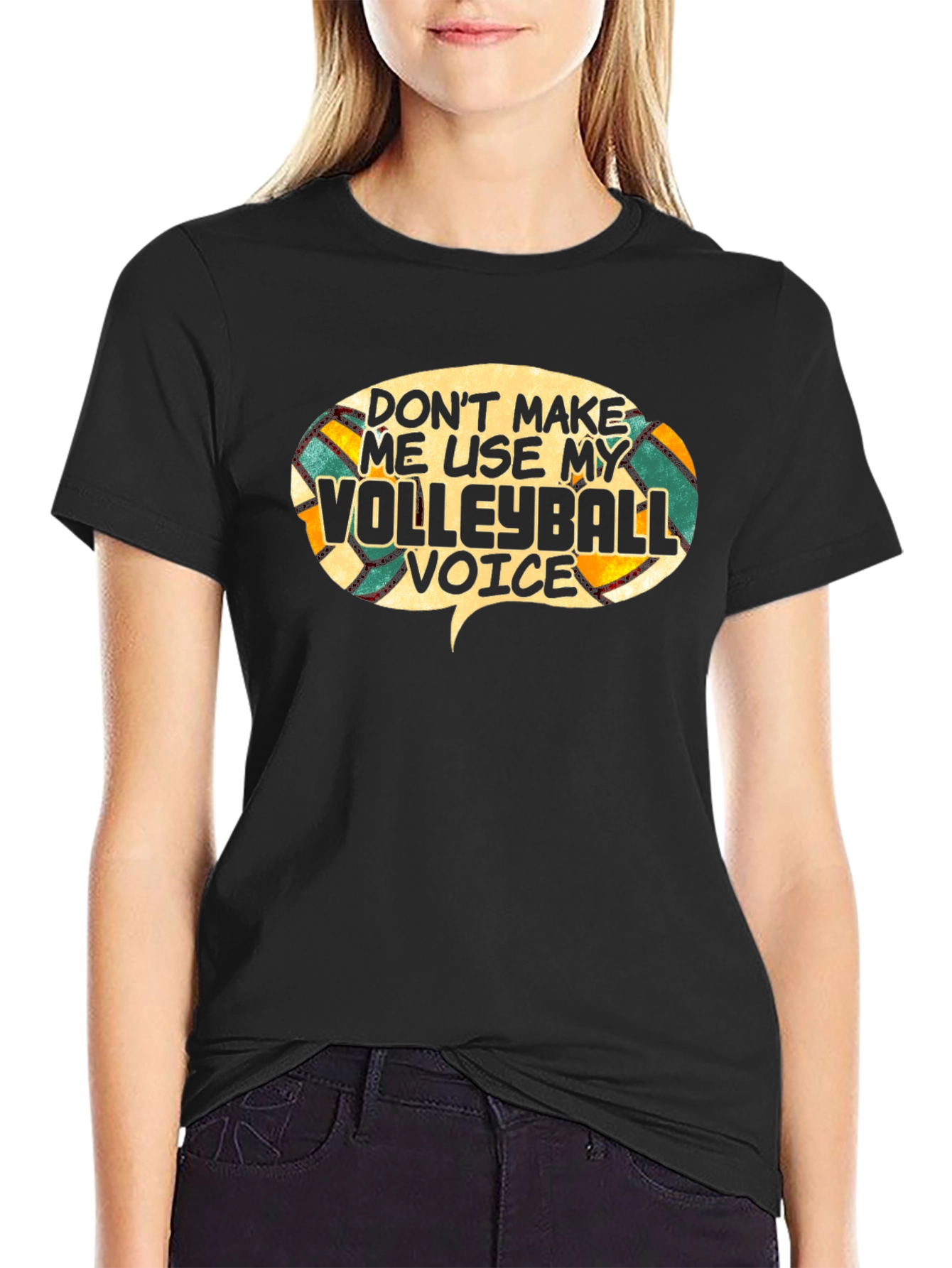 Volleyball Voice T-Shirt - Funny Sports Tee