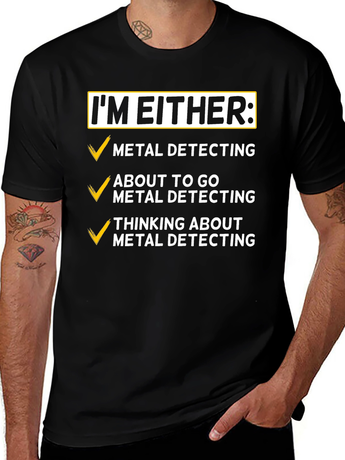 Metal Detecting T-Shirt - Hobby Enthusiast Apparel