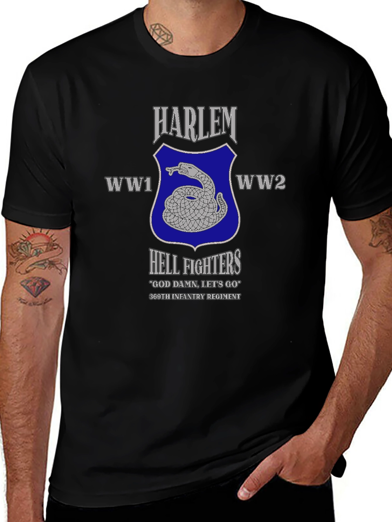 Harlem Hellfighters T-Shirt - 369th Infantry Regiment