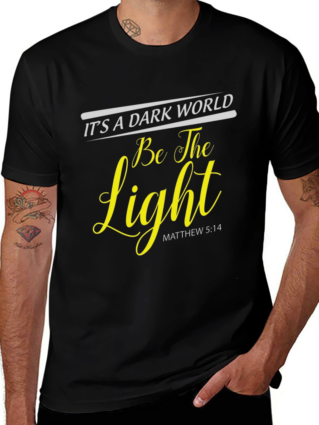 Be The Light T-Shirt Christian Tee