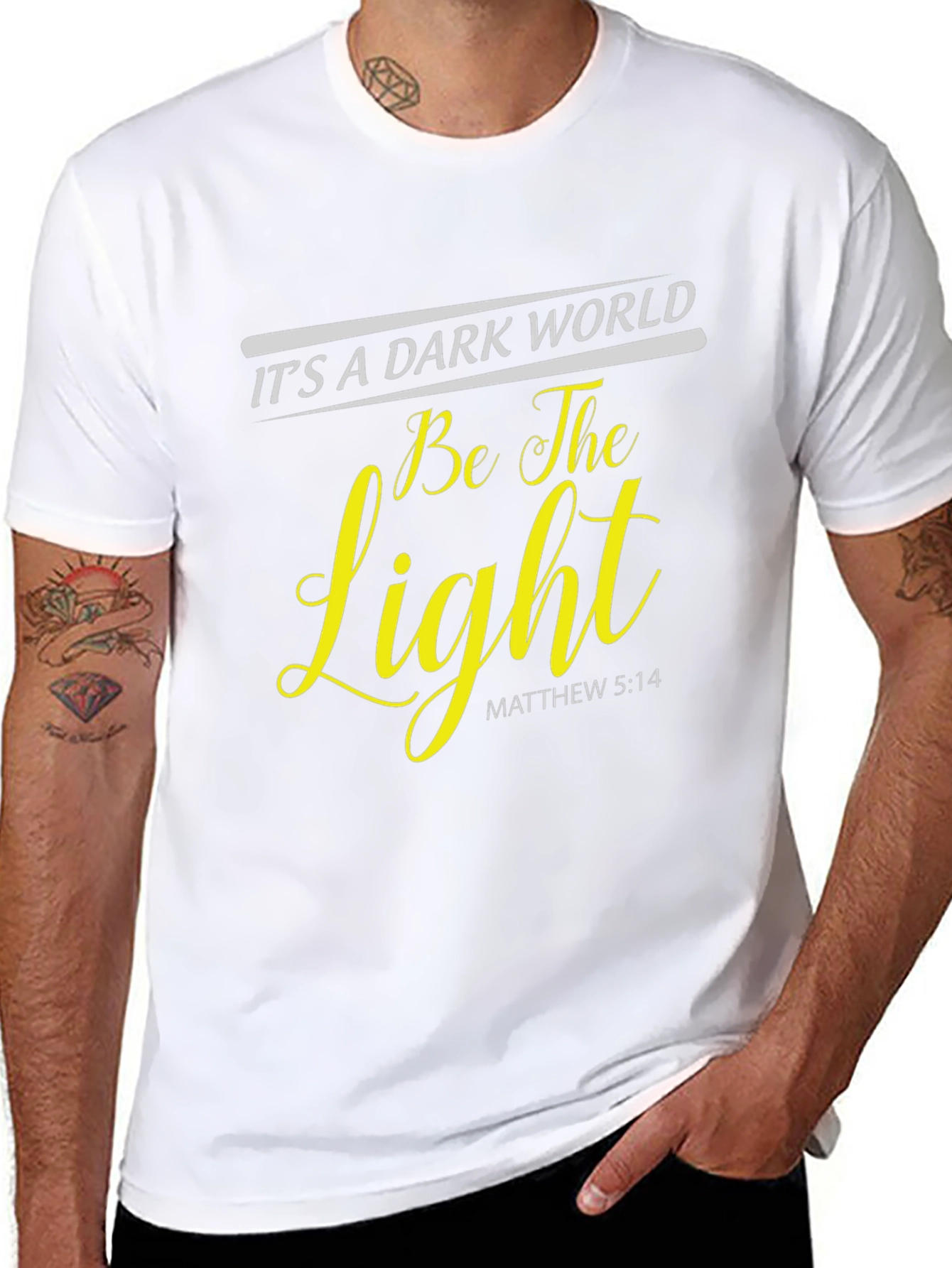 Be The Light T-Shirt Christian Tee