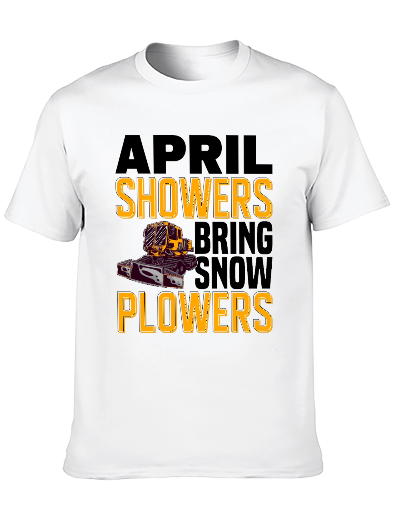 Snowplow T-Shirt - April Showers