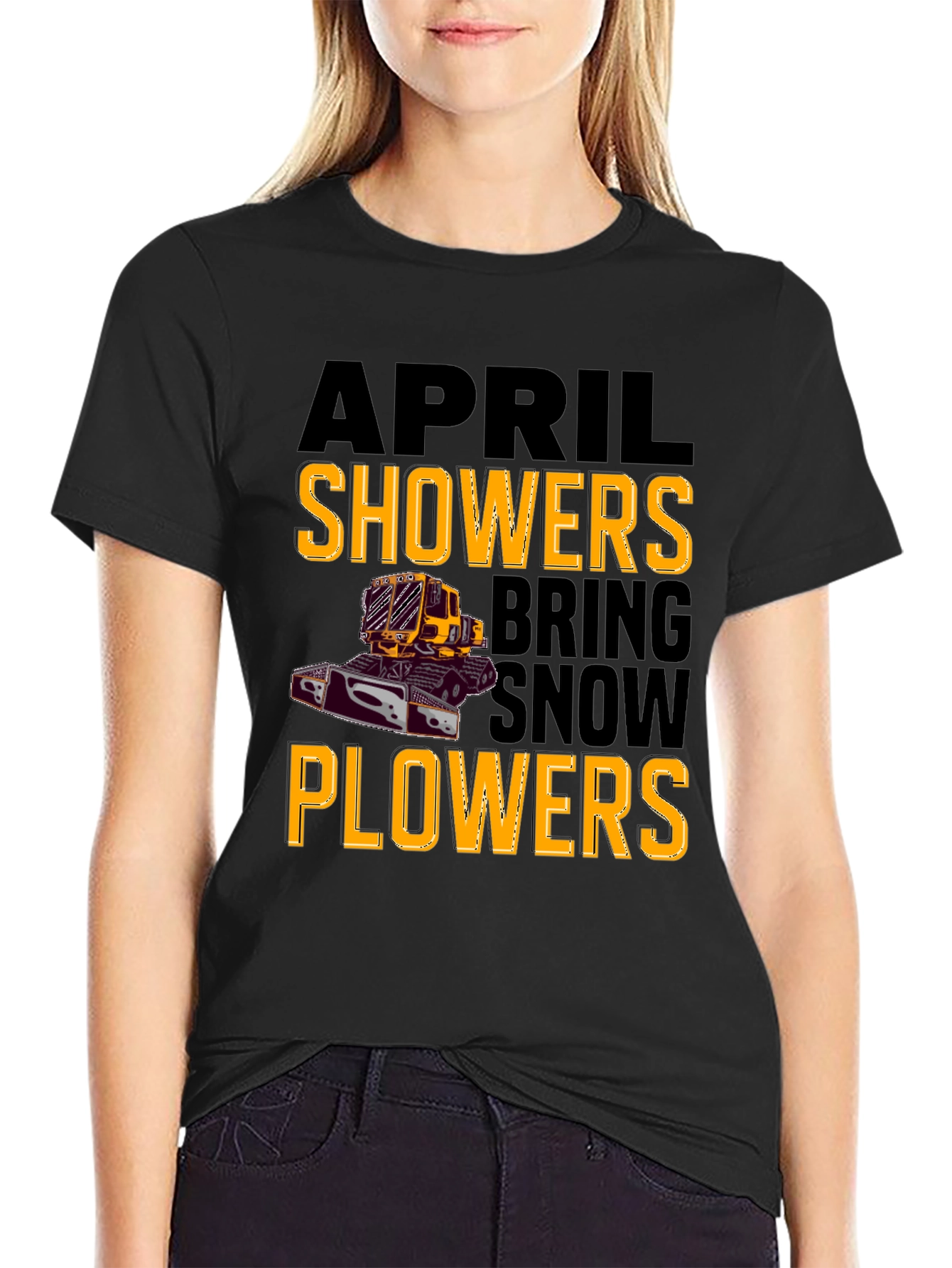 Snowplow T-Shirt - April Showers