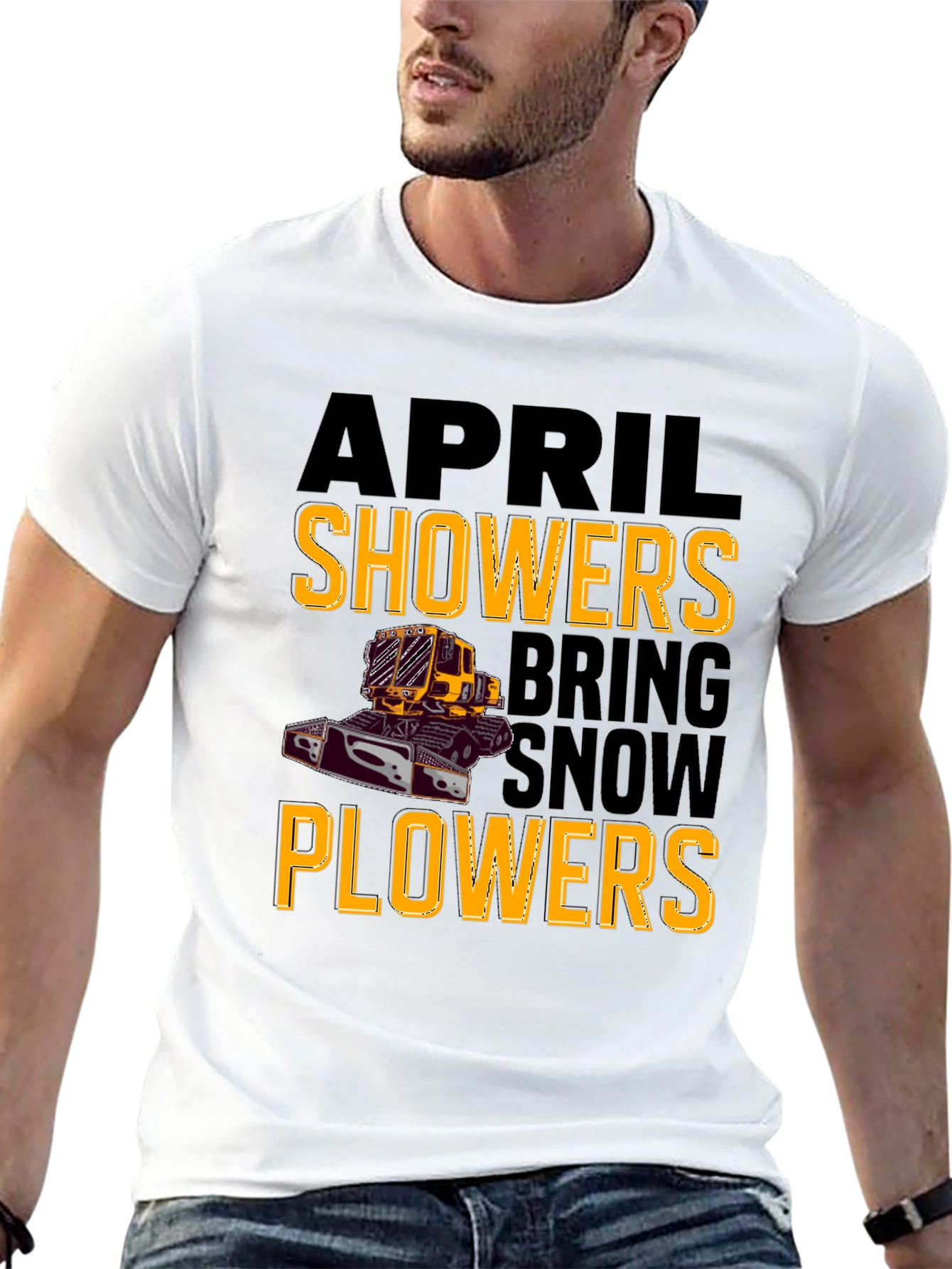 Snowplow T-Shirt - April Showers