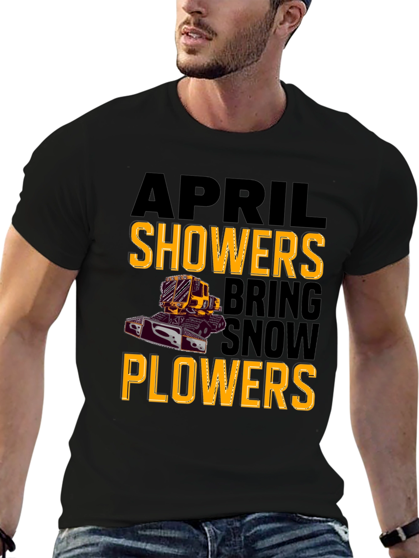 Snowplow T-Shirt - April Showers