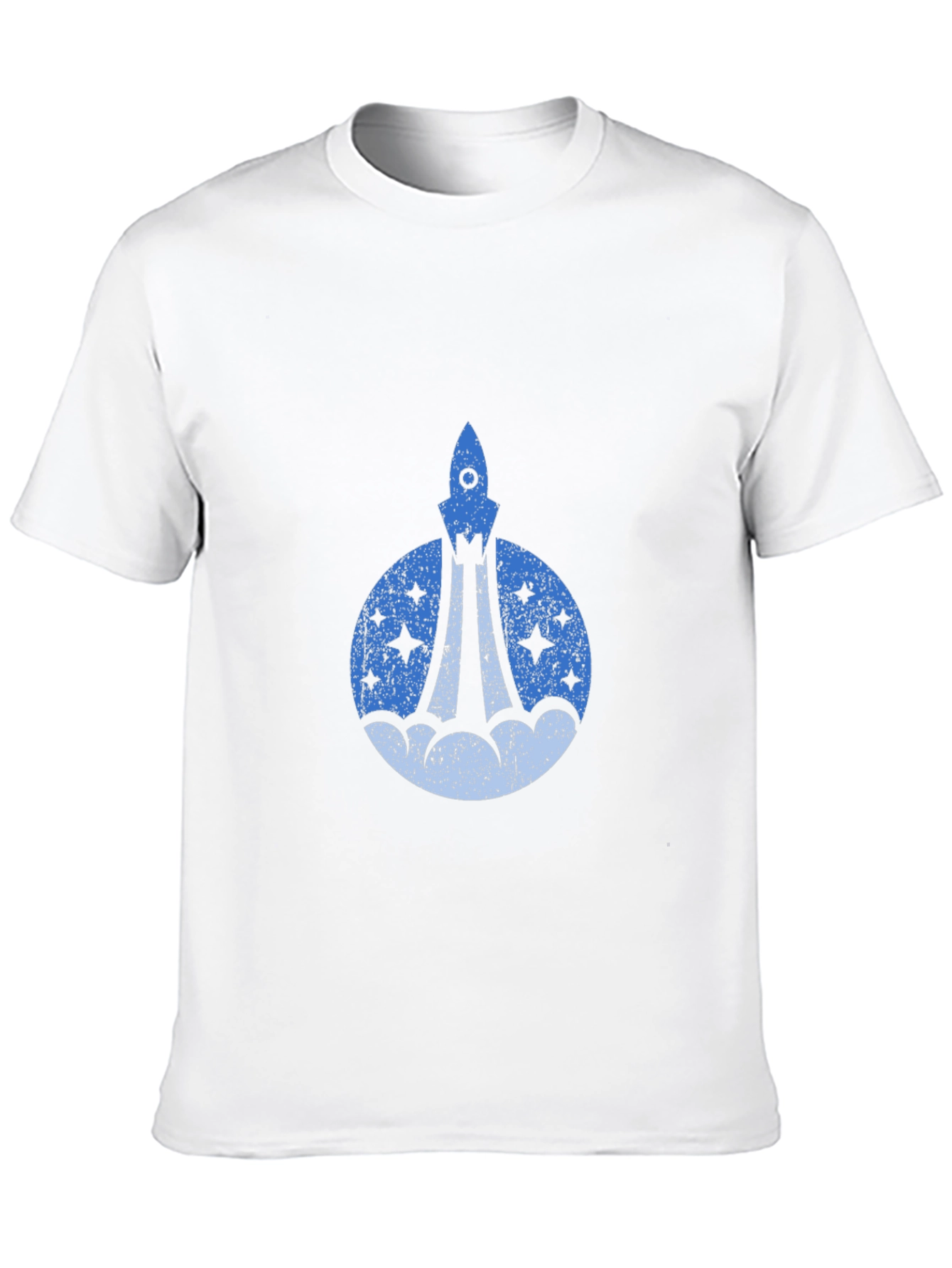 Rocket Launch Graphic T-Shirt - Space Adventure Tee