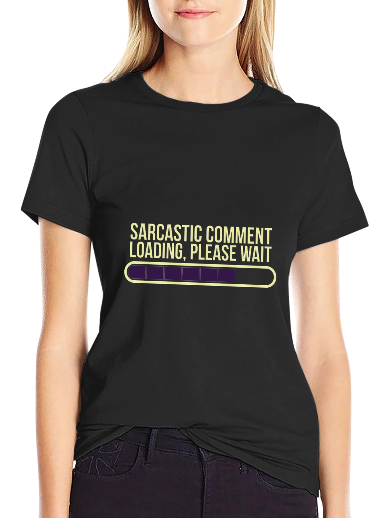 Sarcastic Comment Loading T-Shirt - Funny Sarcasm Tee
