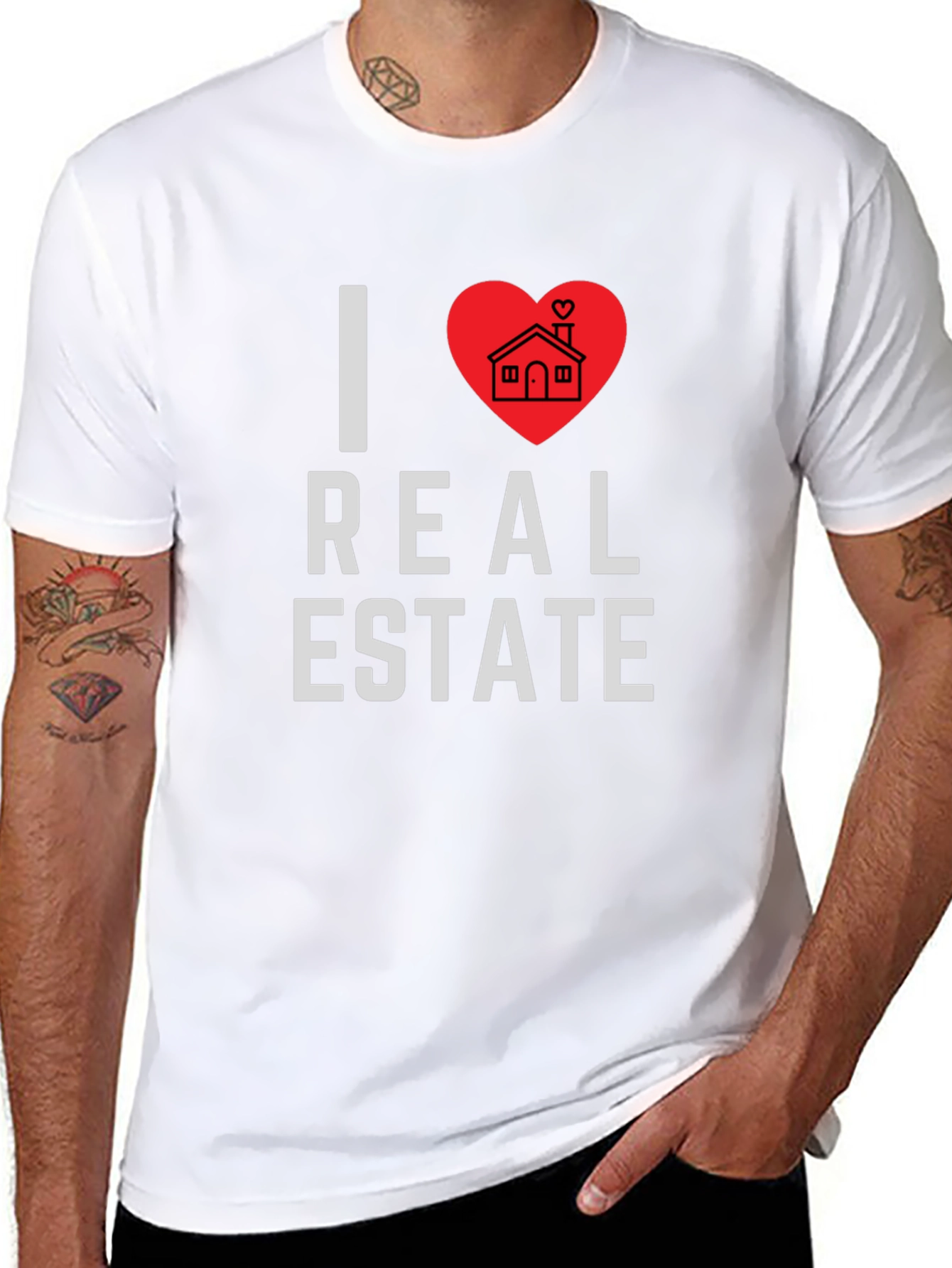 I Love Real Estate Graphic T-Shirt