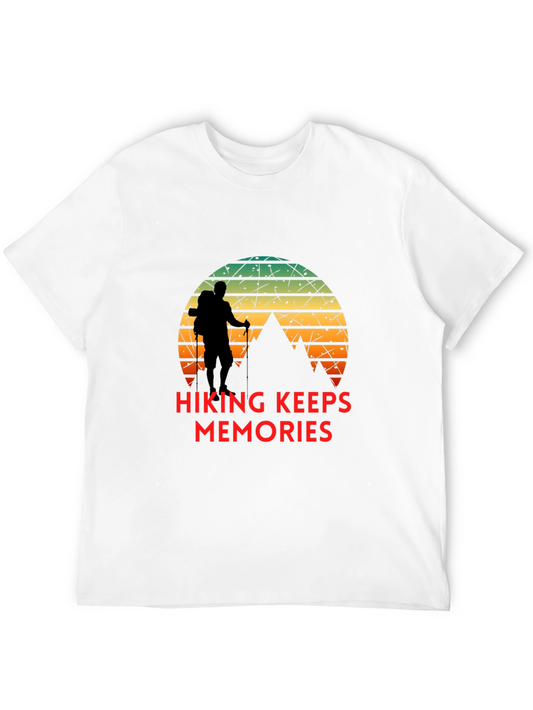Hiking Keeps Memories Black T-Shirt