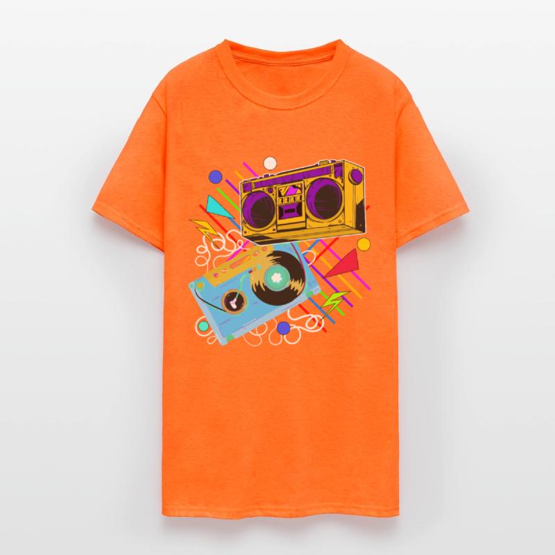 80s 90s Music Aesthetic Vintage Boombox Retro Cass