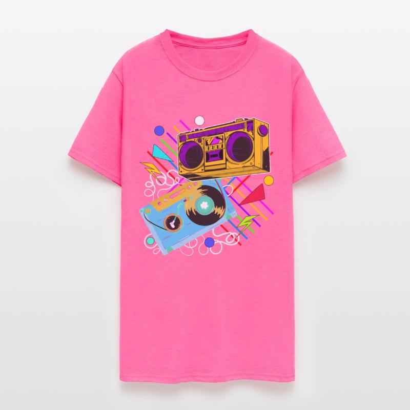 80s 90s Music Aesthetic Vintage Boombox Retro Cass