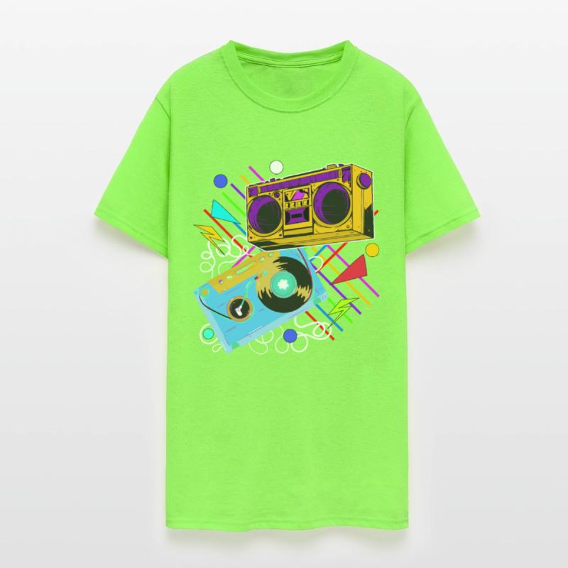 80s 90s Music Aesthetic Vintage Boombox Retro Cass