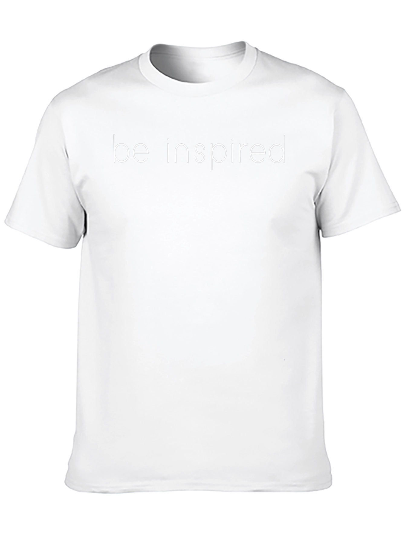 Be Inspired Black T-Shirt - Motivational Tee