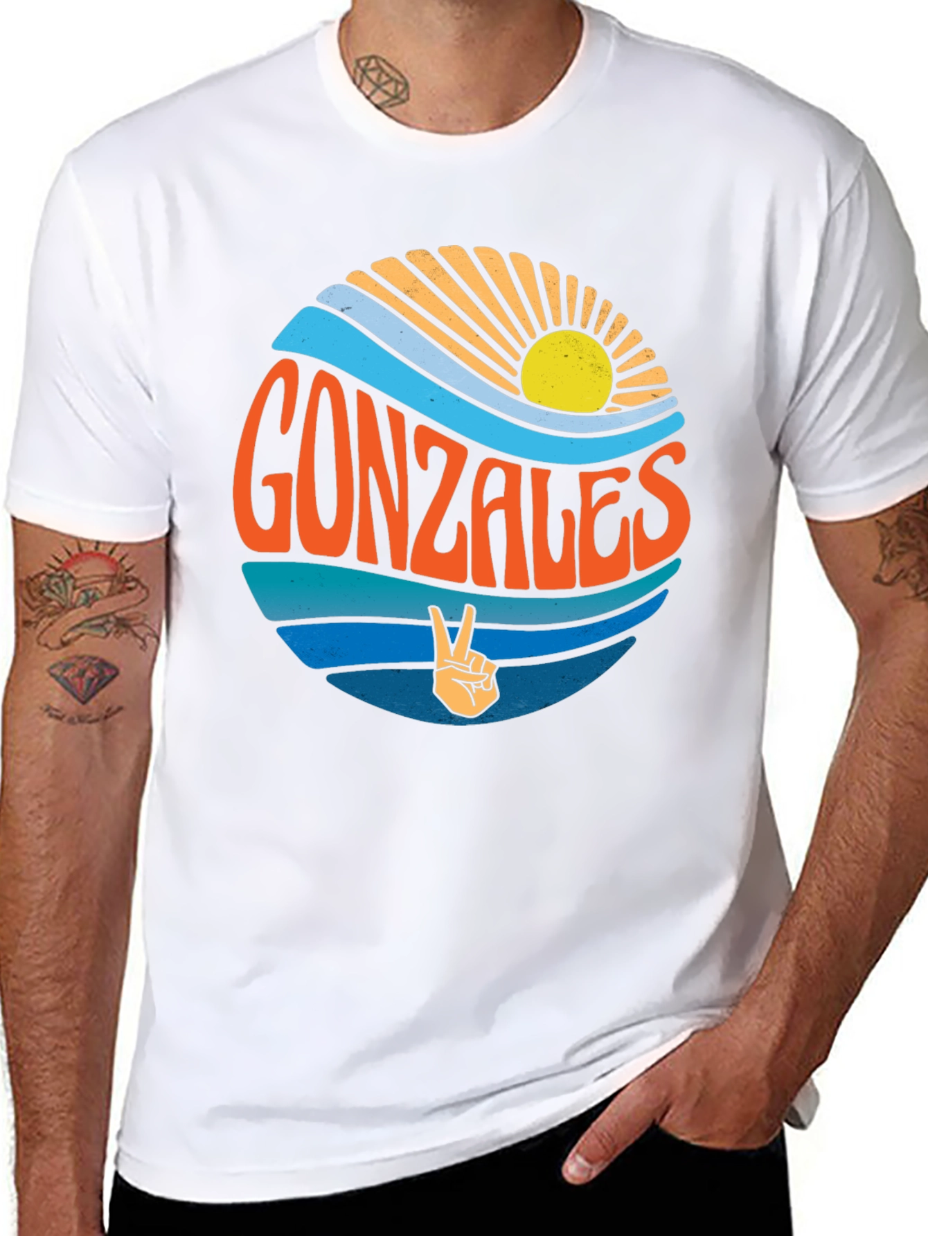 Gonzales Retro Graphic Tee - Peace & Sunshine