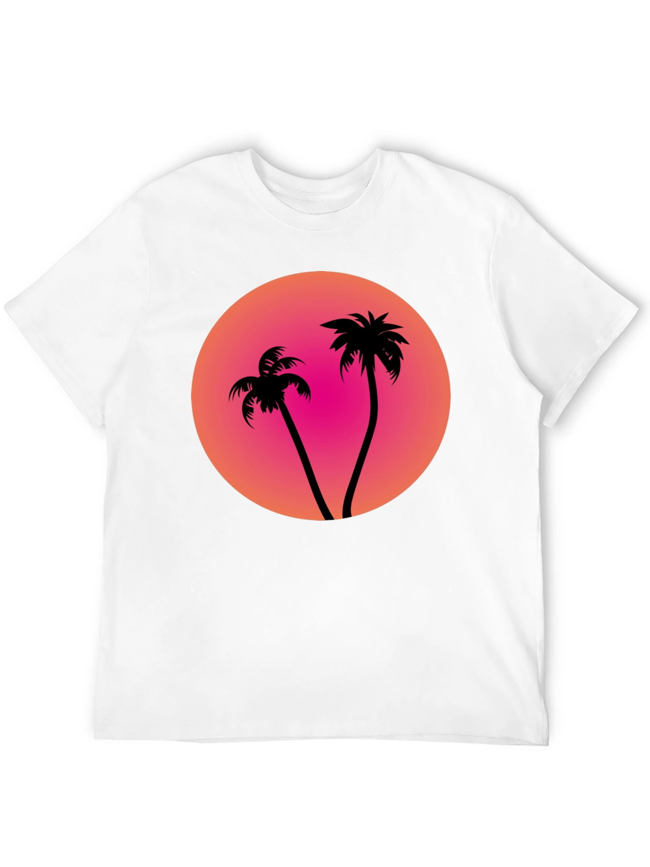 Sunset Palm Tree Graphic Tee