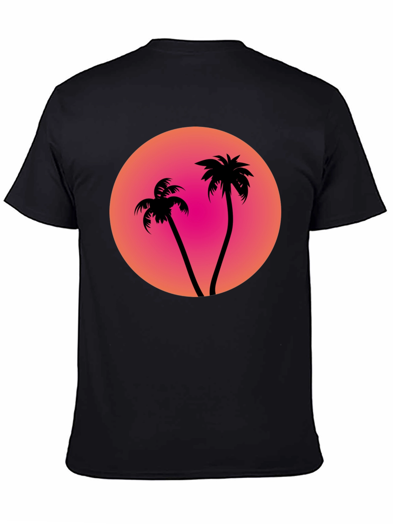 Sunset Palm Tree Graphic Tee