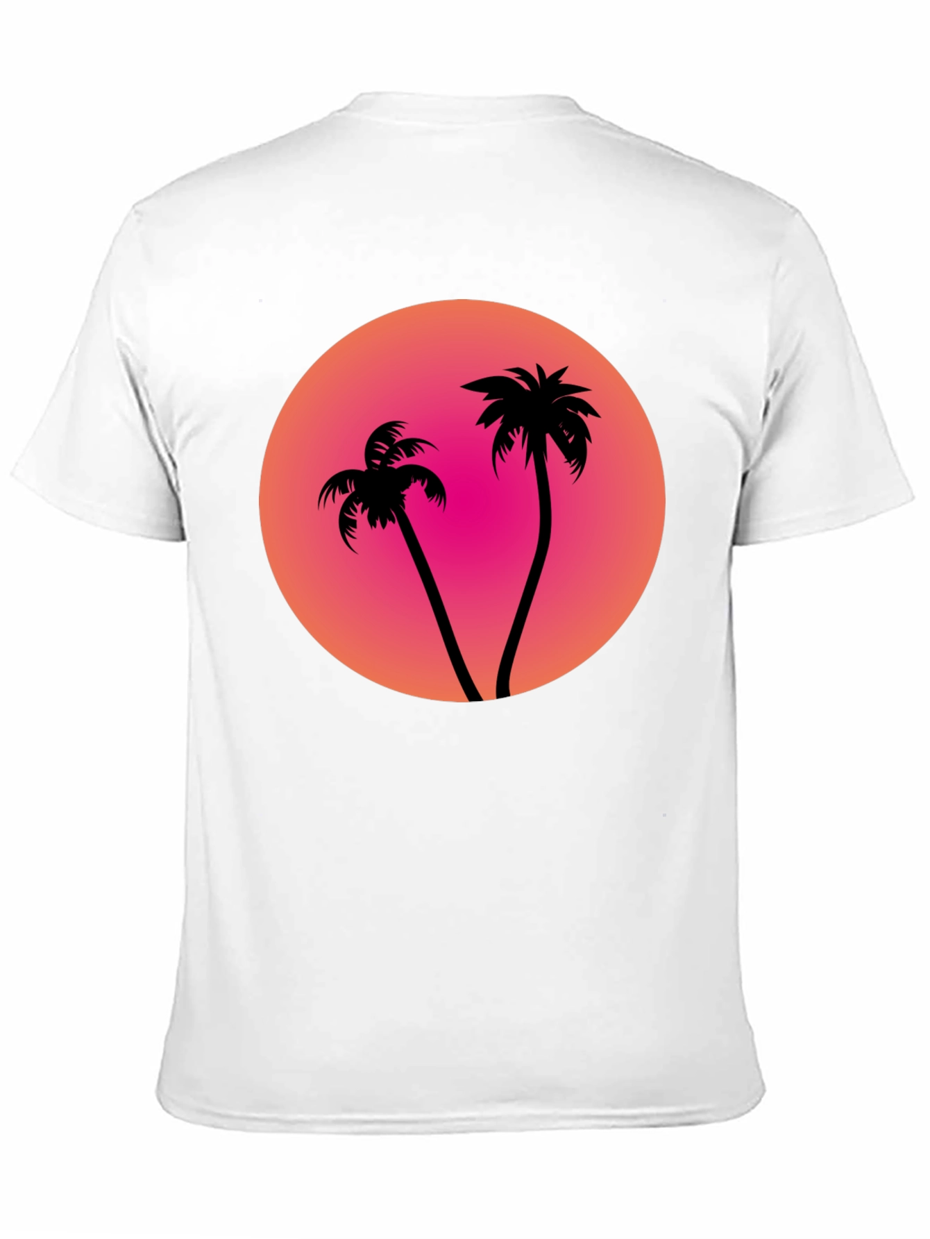 Sunset Palm Tree Graphic Tee