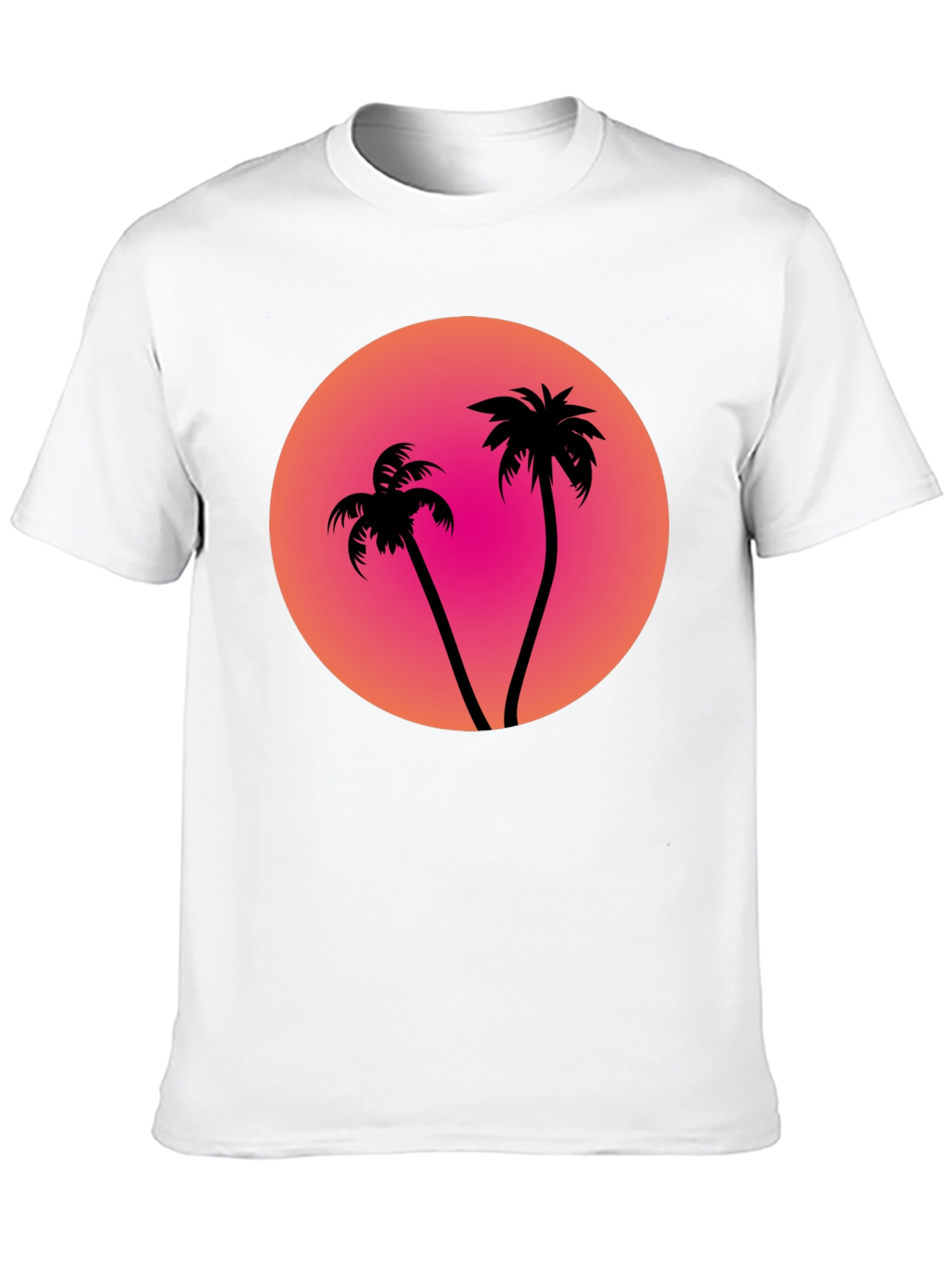Sunset Palm Tree Graphic Tee