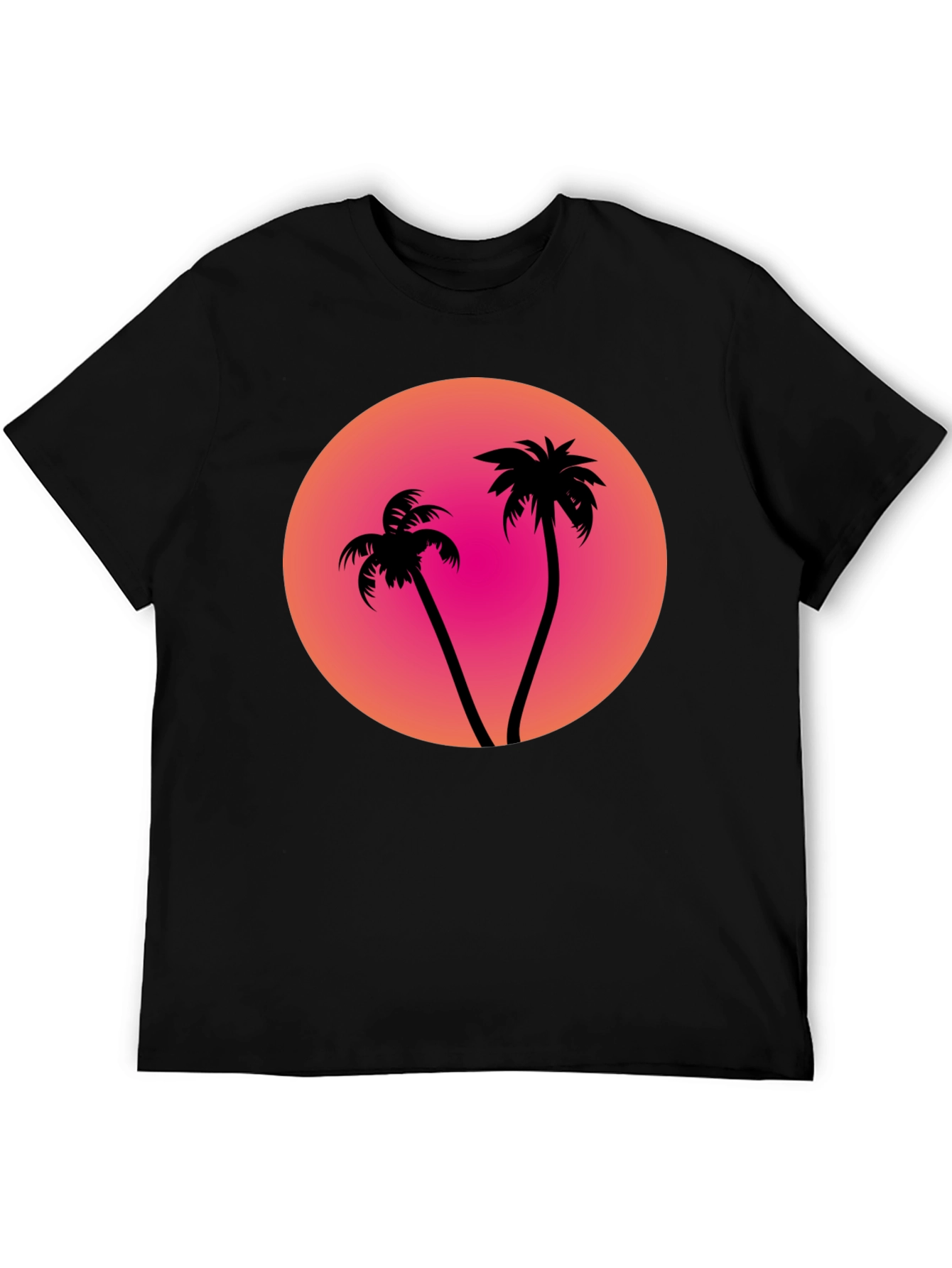 Sunset Palm Tree Graphic Tee