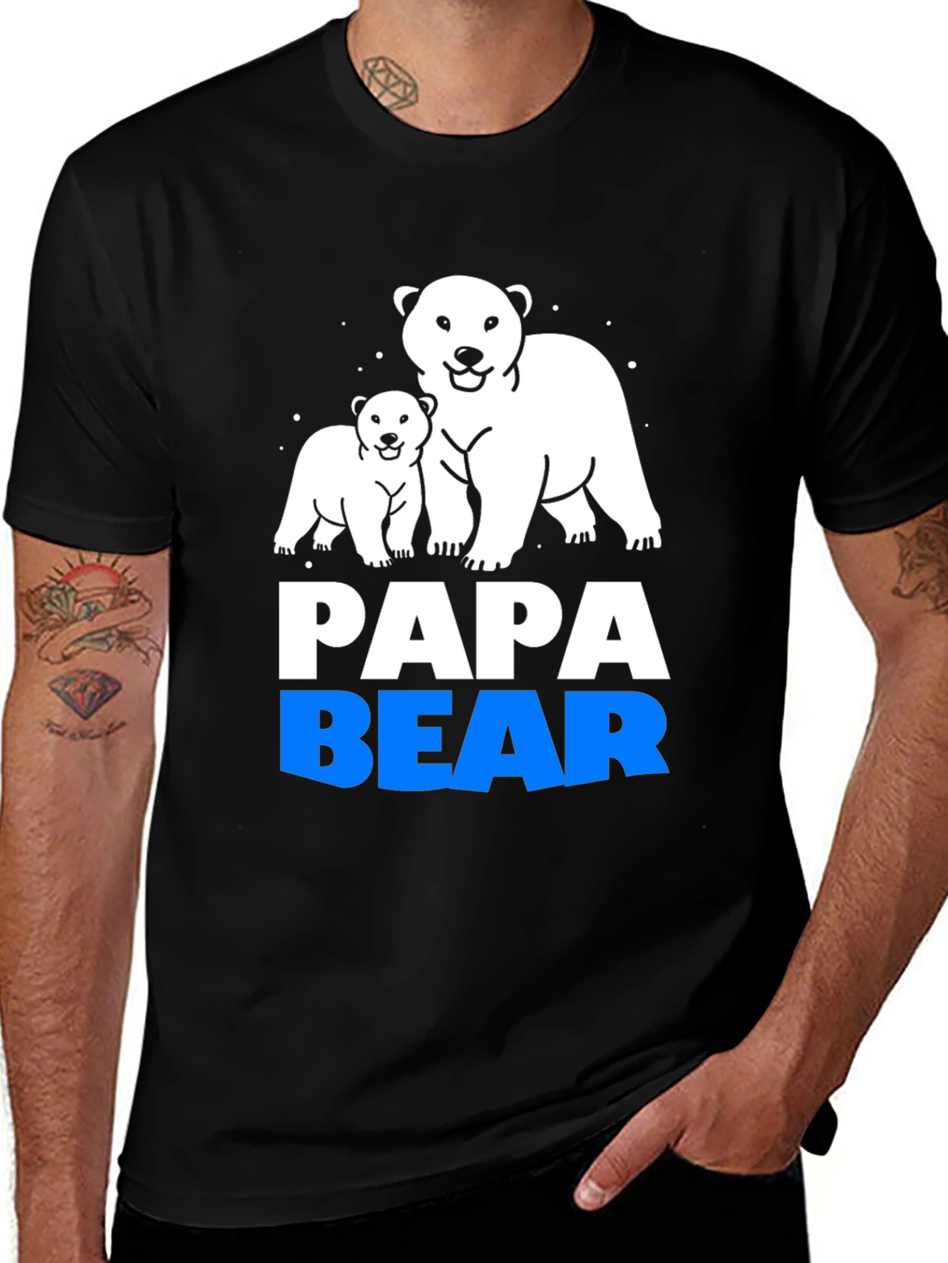 Papa Bear T-Shirt - Fathers Day Gift