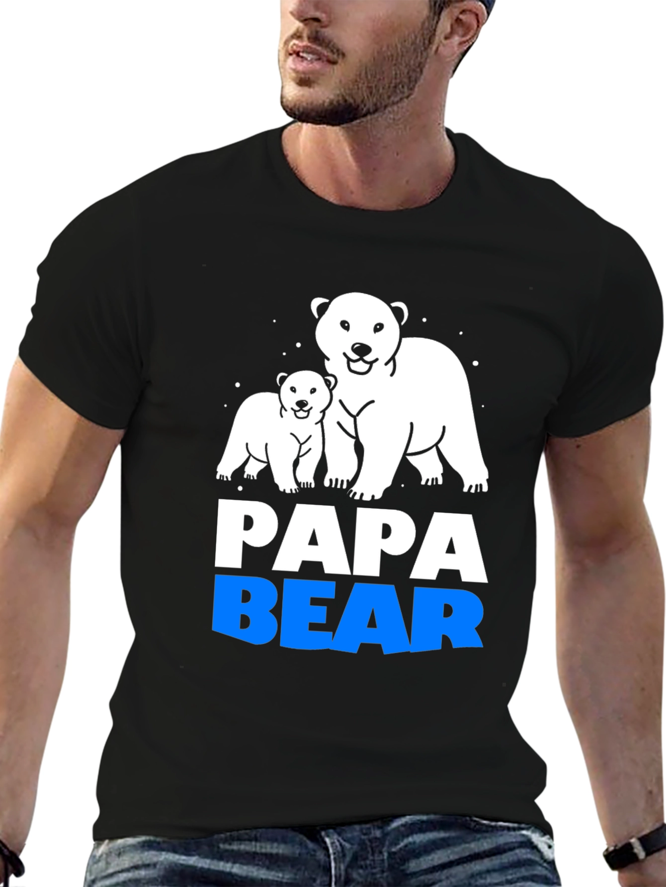 Papa Bear T-Shirt - Fathers Day Gift