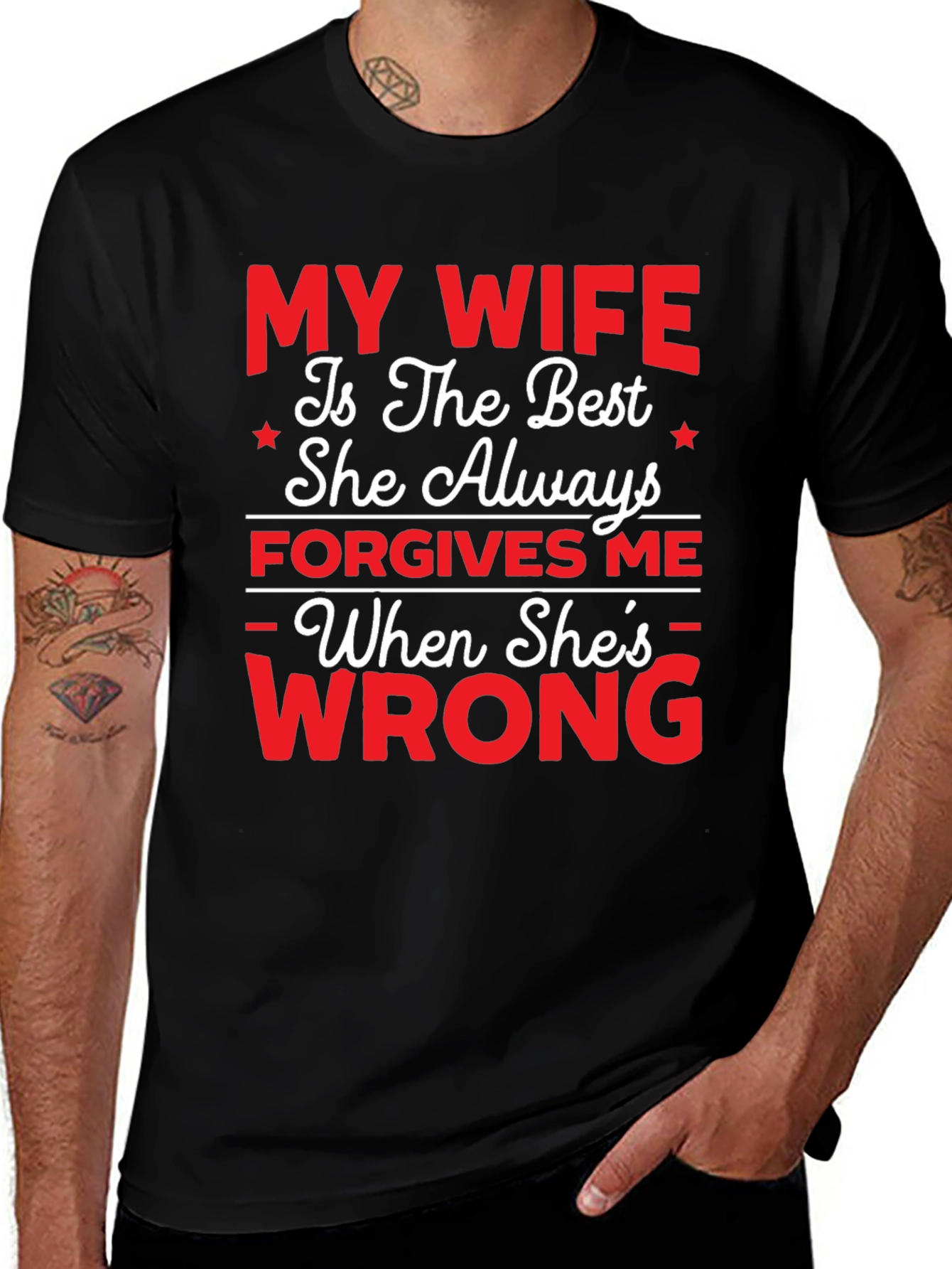 Funny My Wife T-Shirt - Husband Humor Tee