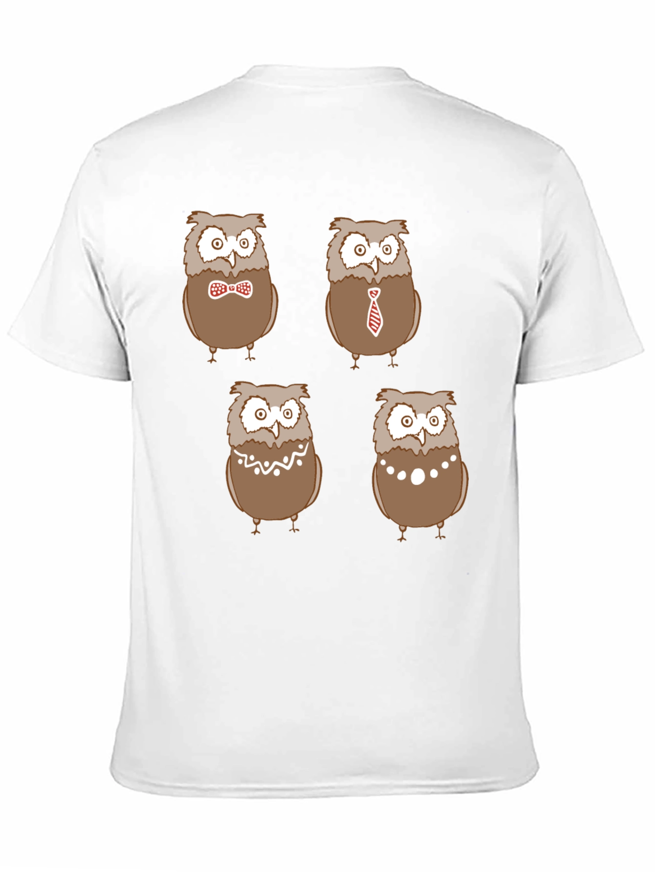 Quirky Owl T-Shirt - Four Stylish Designs