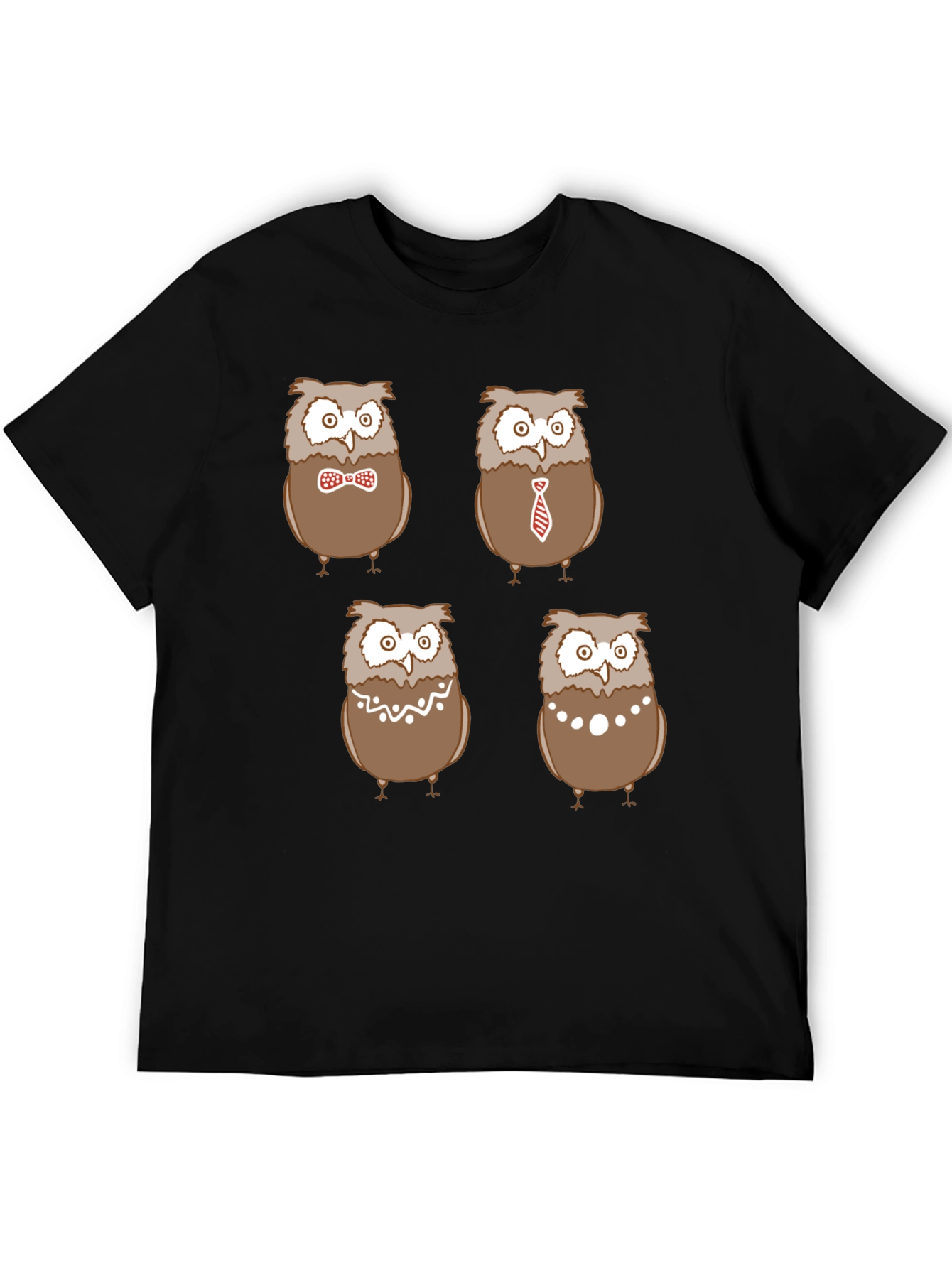 Quirky Owl T-Shirt - Four Stylish Designs