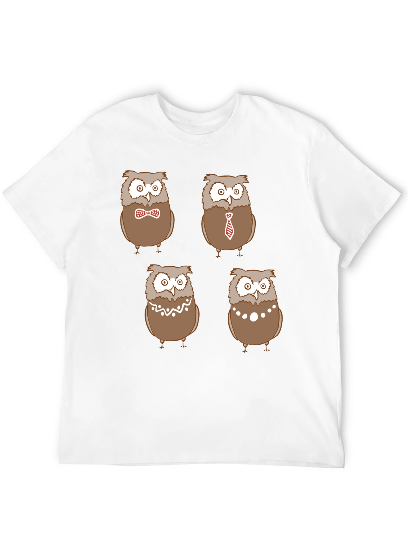 Quirky Owl T-Shirt - Four Stylish Designs