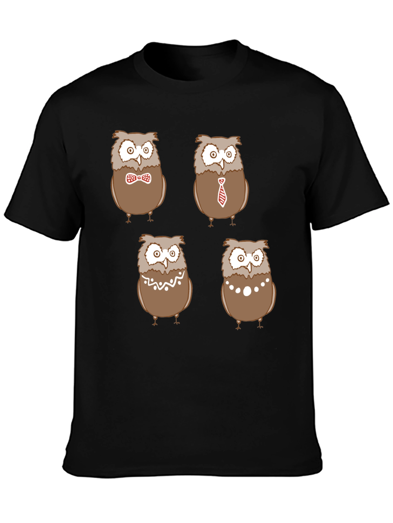 Quirky Owl T-Shirt - Four Stylish Designs