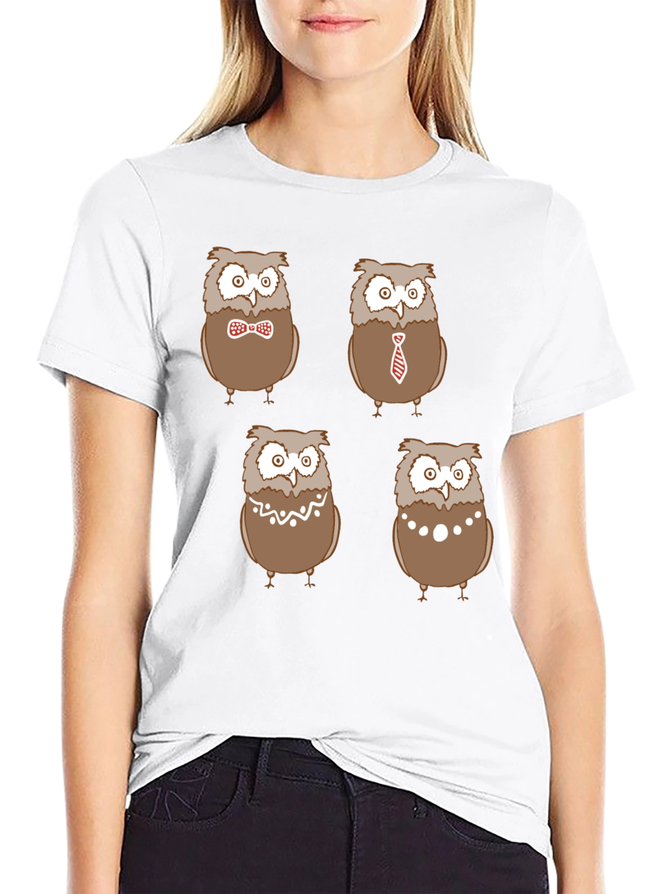 Quirky Owl T-Shirt - Four Stylish Designs