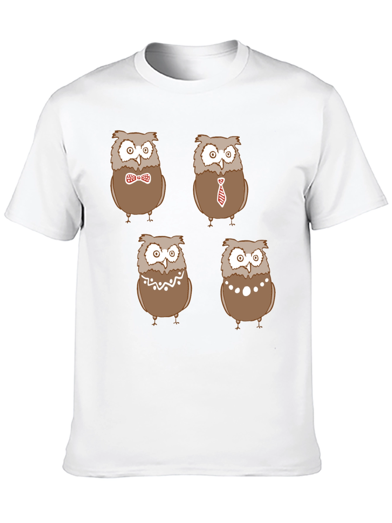 Quirky Owl T-Shirt - Four Stylish Designs