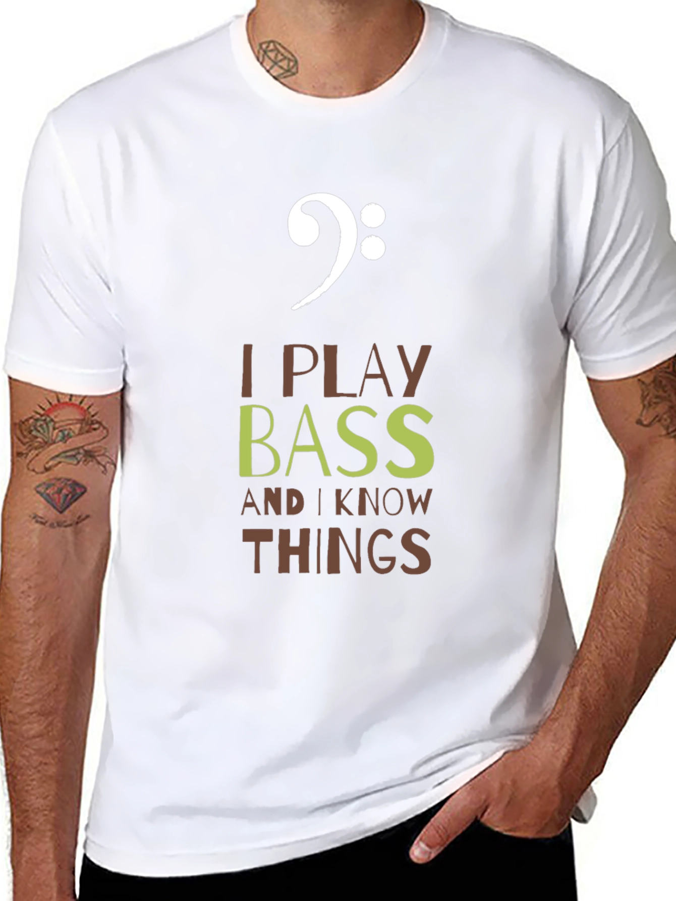 I Play Bass and I Know Things T-Shirt