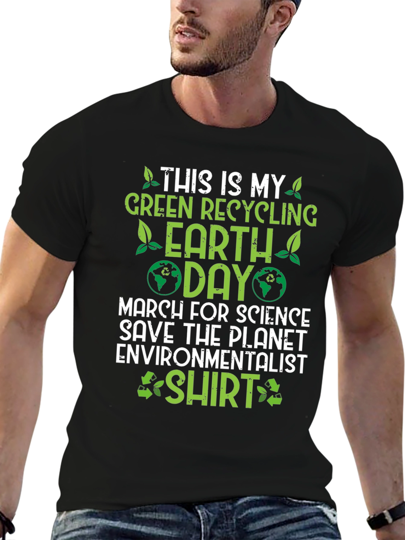Green Recycling Earth Day T-Shirt