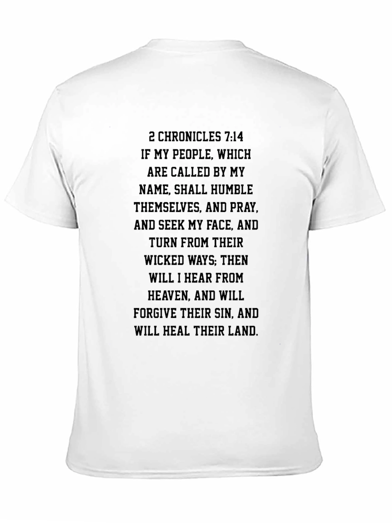 2 Chronicles 7:14 Christian T-Shirt