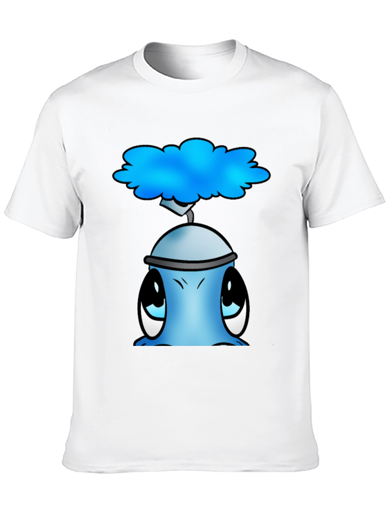 Cute Blue Alien Graphic T-Shirt