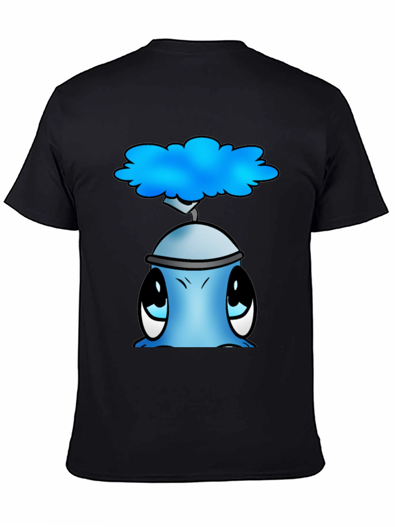 Cute Blue Alien Graphic T-Shirt