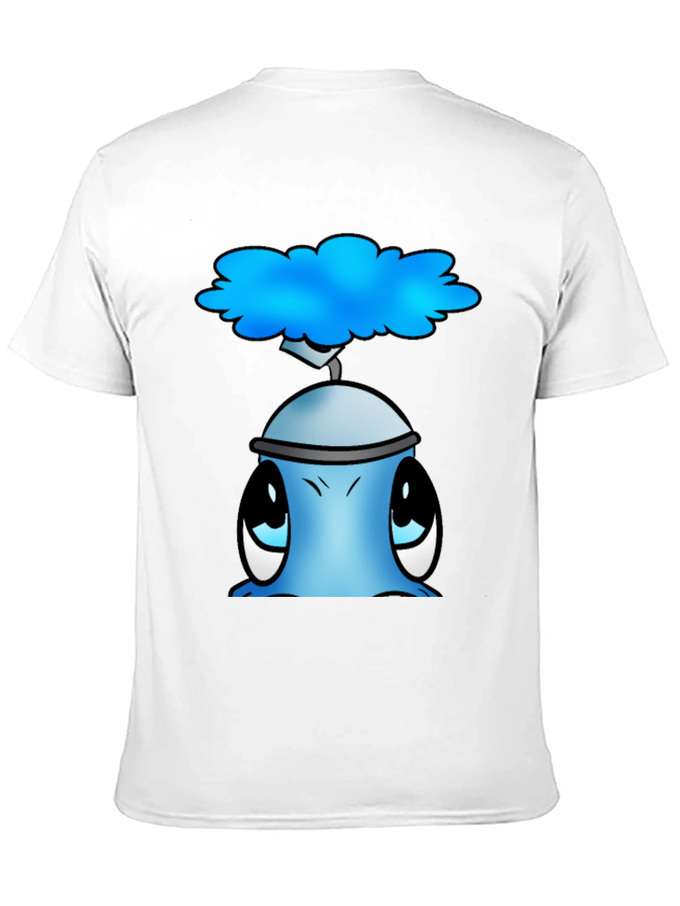 Cute Blue Alien Graphic T-Shirt