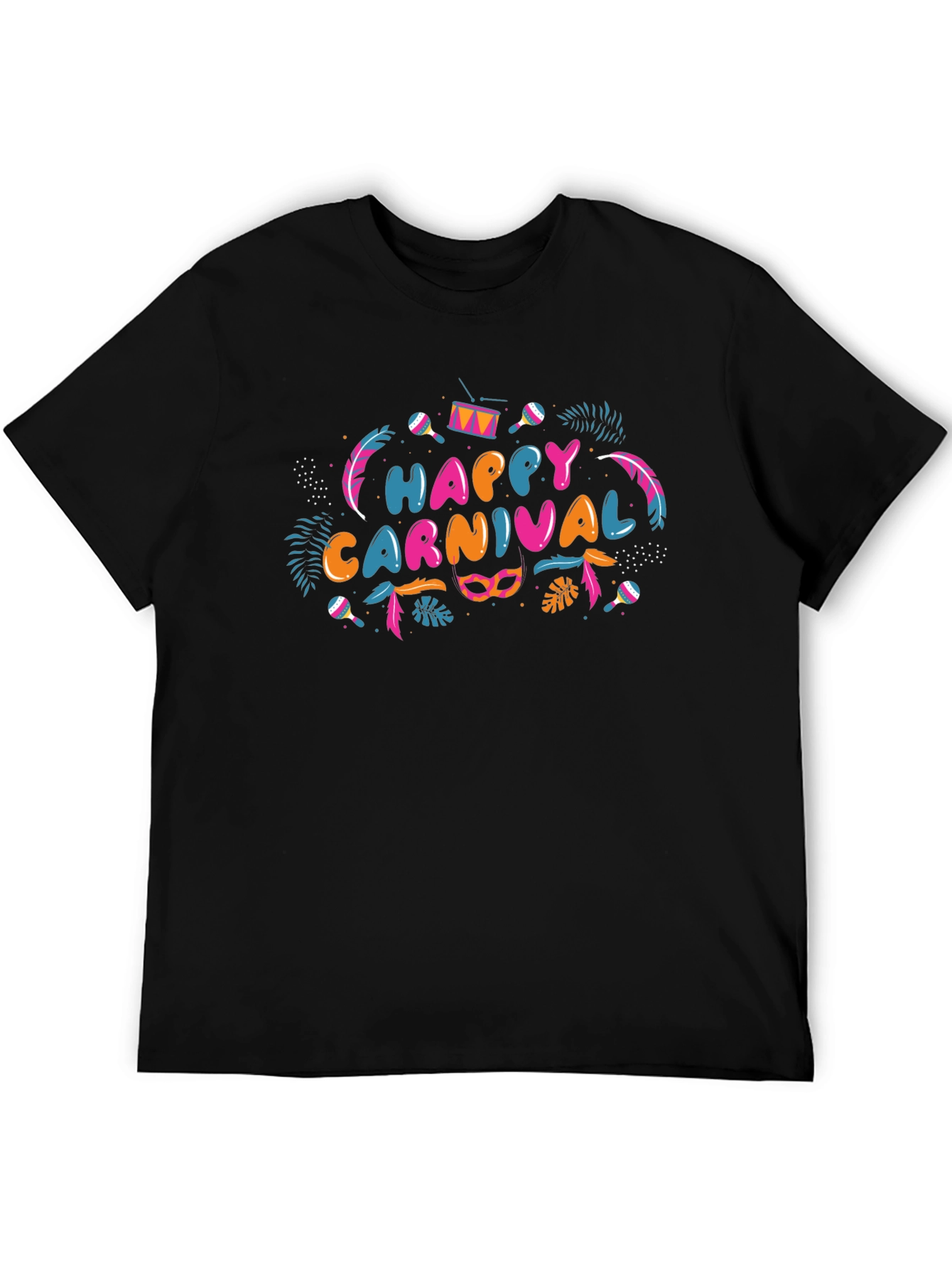 Happy Carnival Graphic T-Shirt