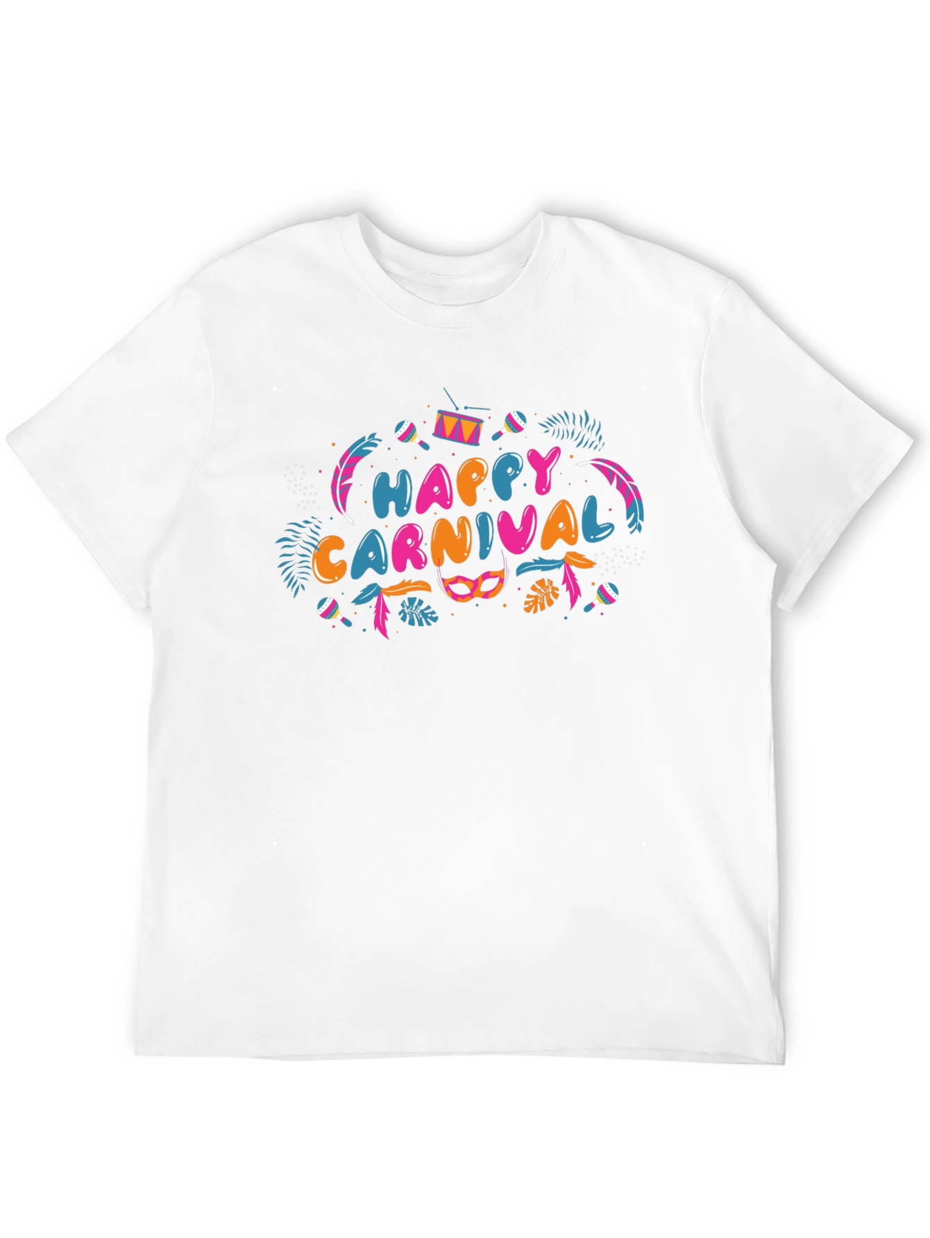 Happy Carnival Graphic T-Shirt
