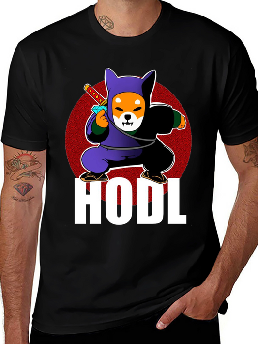 HODL Shiba Inu Ninja T-Shirt Crypto